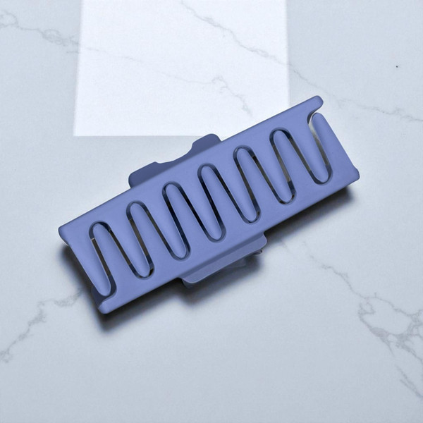 Cornflower blue plastic claw hair clip 8.5cm - Tuhil Threads