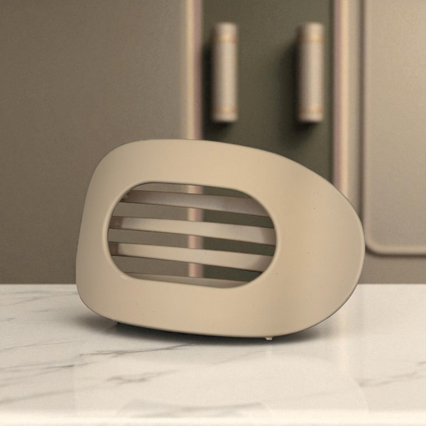 Light Beige Slotted Hair Clip 9.5cm Light Beige Slotted Hair Clip 9.5cm