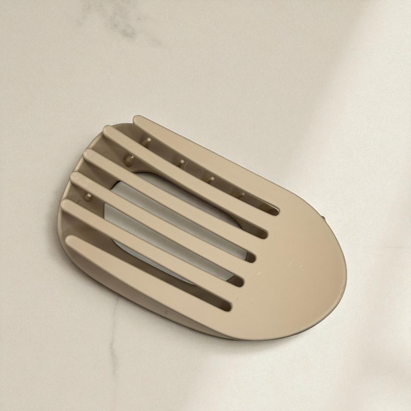 Light Beige Slotted Hair Clip 9.5cm. Shop at Tuhil Threads Light Beige Slotted Hair Clip 9.5cm. Shop at Tuhil Threads