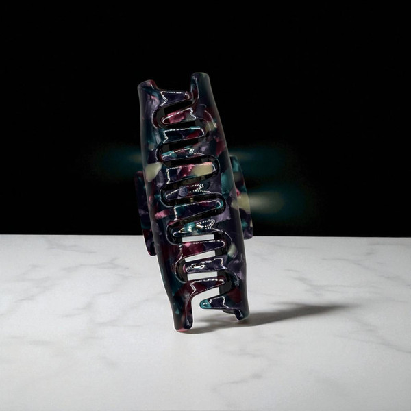 Midnight Blue Floral Acrylic Hair Claw Clip 8 cm. Shop at Tuhil Threads Midnight Blue Floral Acrylic Hair Claw Clip 8 cm. Shop at Tuhil Threads