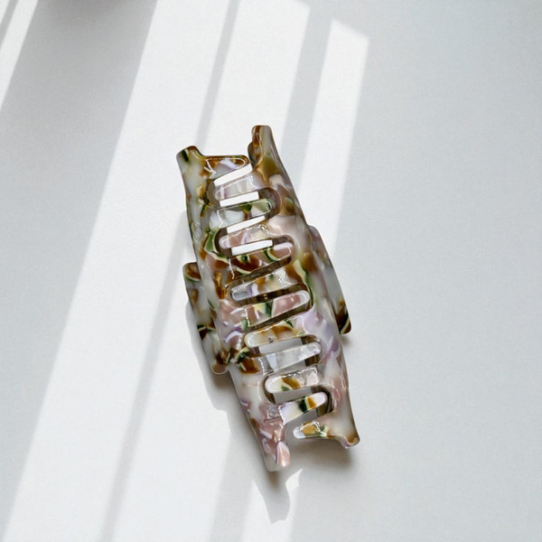 Green Floral Swirl Acrylic Hair Claw Clip 8 cm. Shop at Tuhil Threads Green Floral Swirl Acrylic Hair Claw Clip 8 cm. Shop at Tuhil Threads