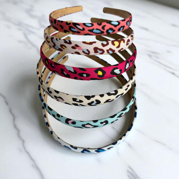Leopard Print Headband (1.5cm Wide) Leopard Print Headband (1.5cm Wide)