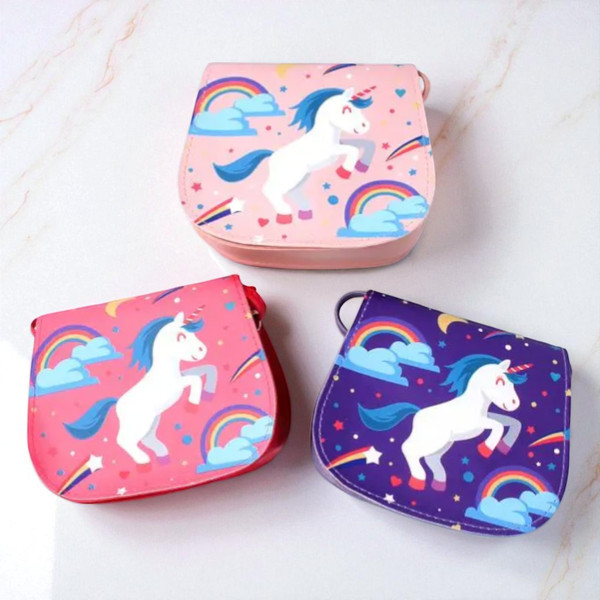 Little Girls' Unicorn Saddle Bag Little Girls' Unicorn Saddle Bag