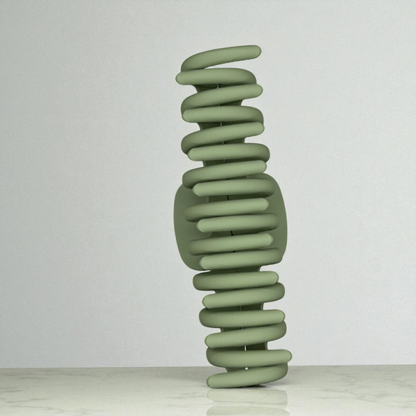 Matte Green Wave Claw Clip - 11cm. Shop at  Tuhil Threads. Matte Green Wave Claw Clip - 11cm. Shop at  Tuhil Threads.