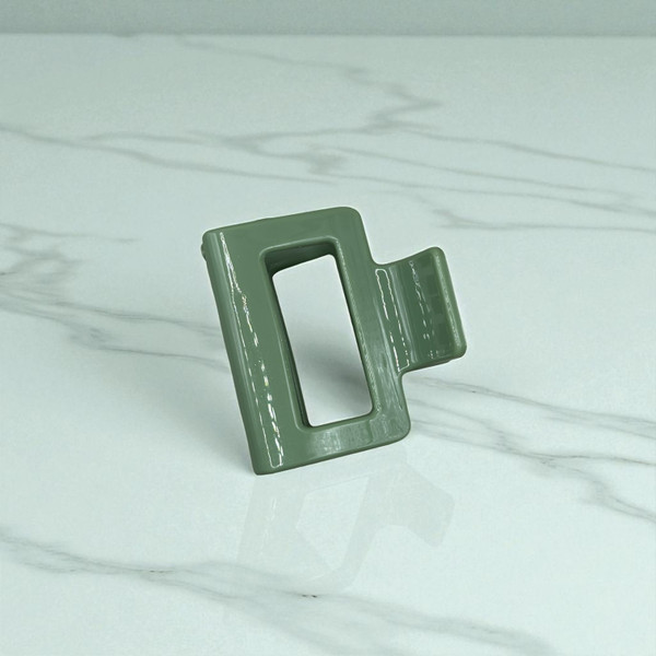 Sage Cube Hair Clip - 5cm Sage Cube Hair Clip - 5cm