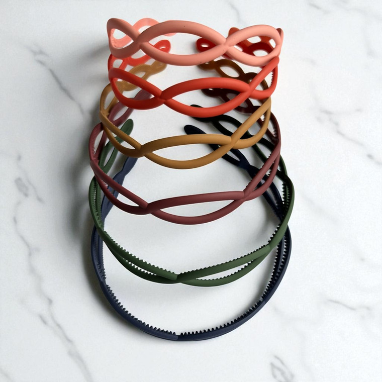 Matte Woven Headband (2.5cm Wide). Shop at Tuhil Threads.