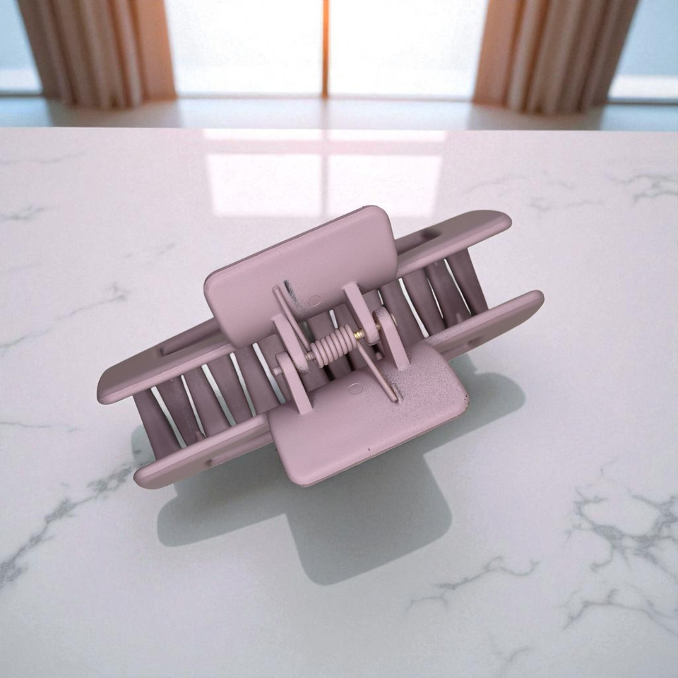 Dusky lilac plastic claw hair clip 8.5cm - Tuhil Threads Dusky lilac plastic claw hair clip 8.5cm - Tuhil Threads