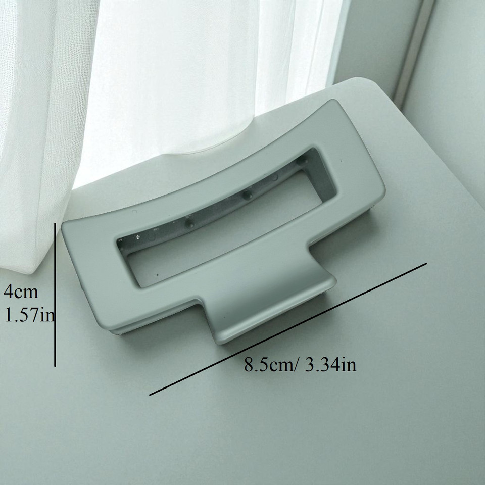 Sage plastic claw hair clip 8.5cm - Tuhil Threads Sage plastic claw hair clip 8.5cm - Tuhil Threads