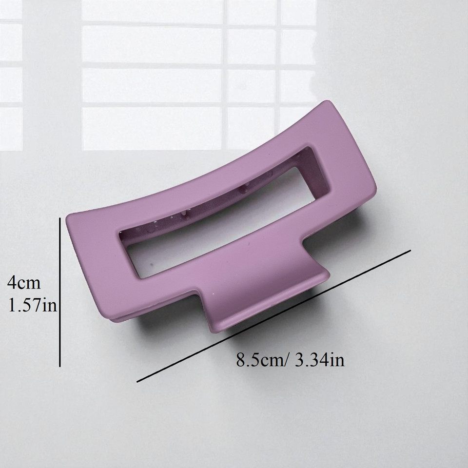 Taro purple plastic claw hair clip 8.5cm - Tuhil Threads Taro purple plastic claw hair clip 8.5cm - Tuhil Threads