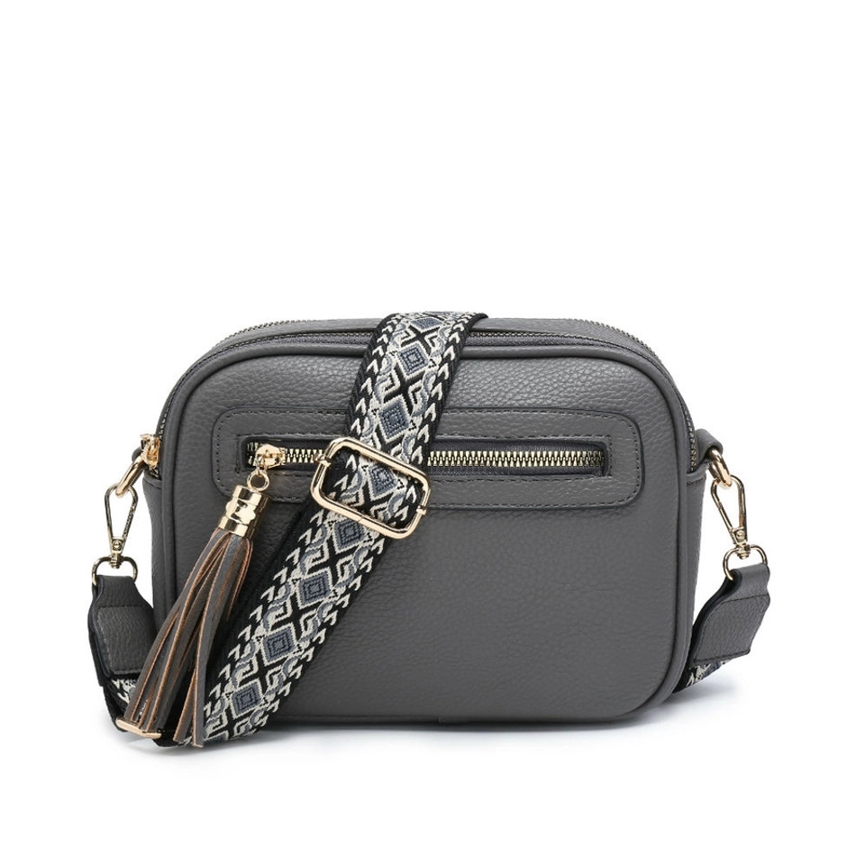 Cross Body Handbag with Double Zip Top Sections, Shop at Tuhil Threads Cross Body Handbag with Double Zip Top Sections, Shop at Tuhil Threads