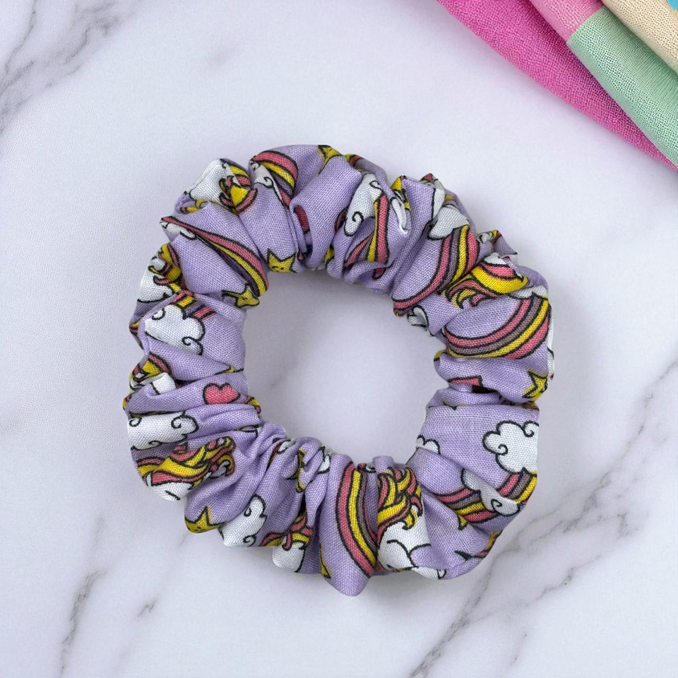 Magical Unicorn PolyCotton Scrunchie. Shop at Tuhil Threads. Magical Unicorn PolyCotton Scrunchie. Shop at Tuhil Threads.
