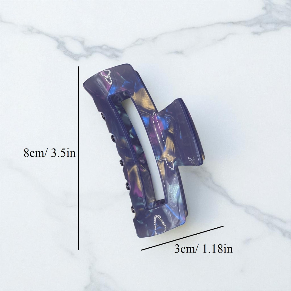 Lavender Swirl Acrylic Hair Claw Clip 8.0cm -Tuhil Threads. Lavender Swirl Acrylic Hair Claw Clip 8.0cm -Tuhil Threads.