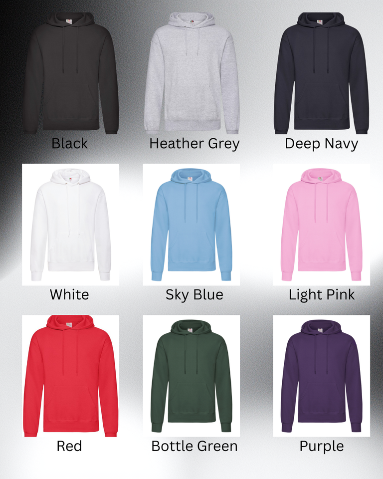 Personalised Unisex Hoodie – Custom Photo or Text Print Hoodie