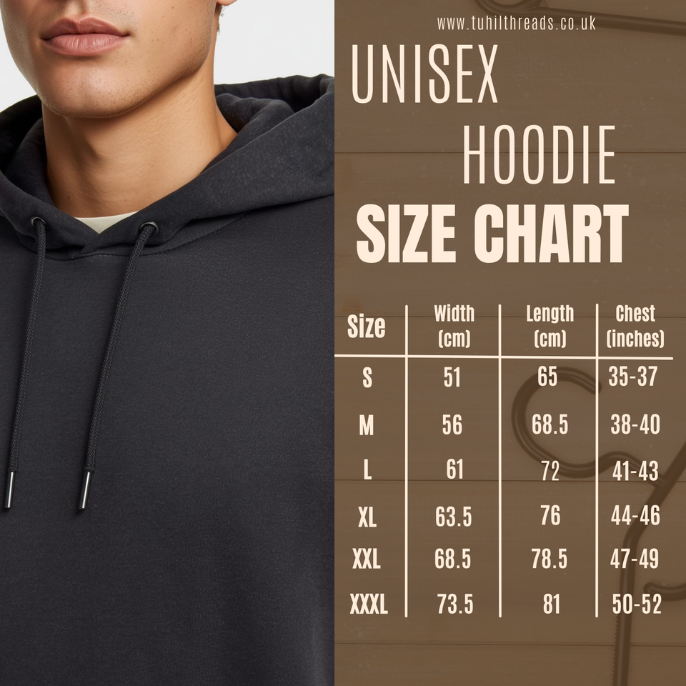 Personalised Unisex Hoodie – Custom Photo or Text Print Hoodie