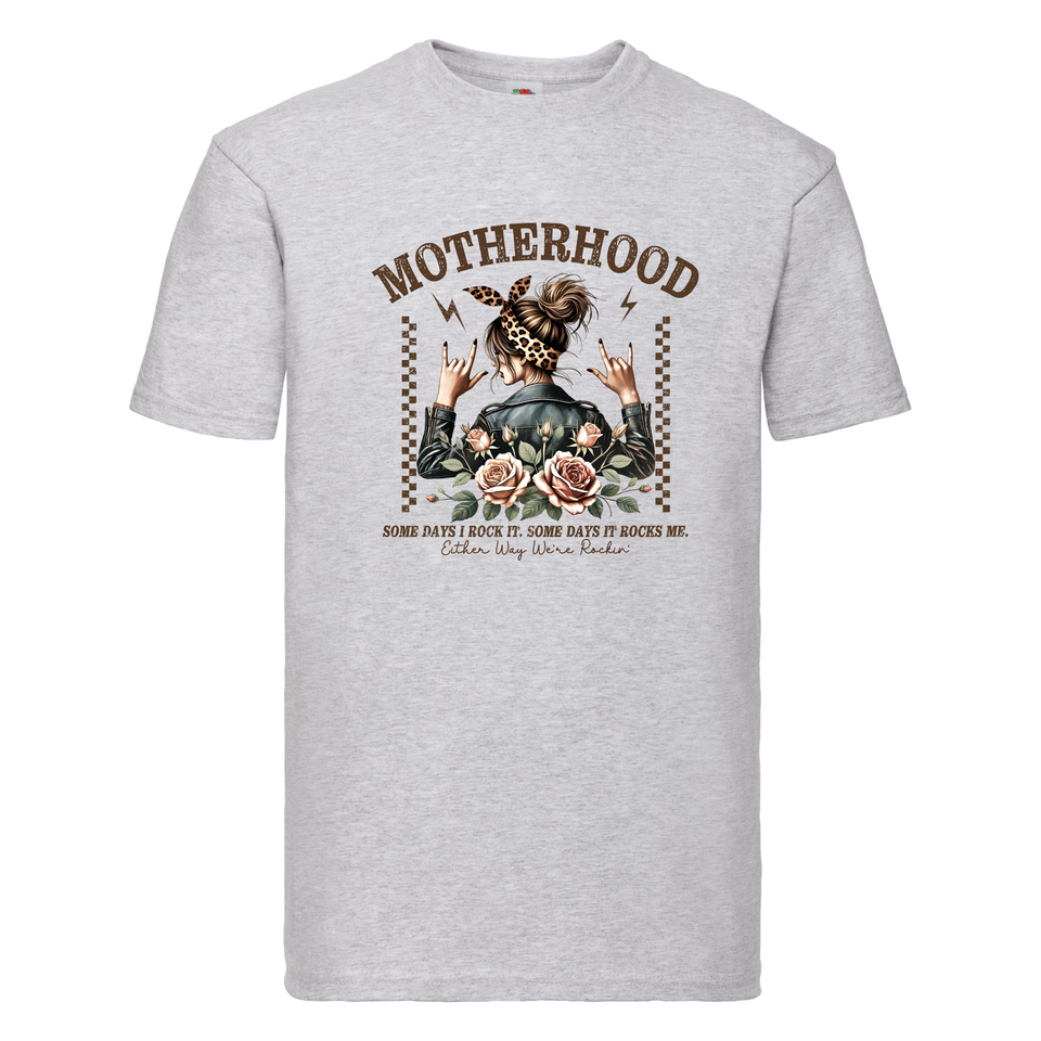 Motherhood Shirt Some Days It Rocks Me Tee Mum T‑Shirt