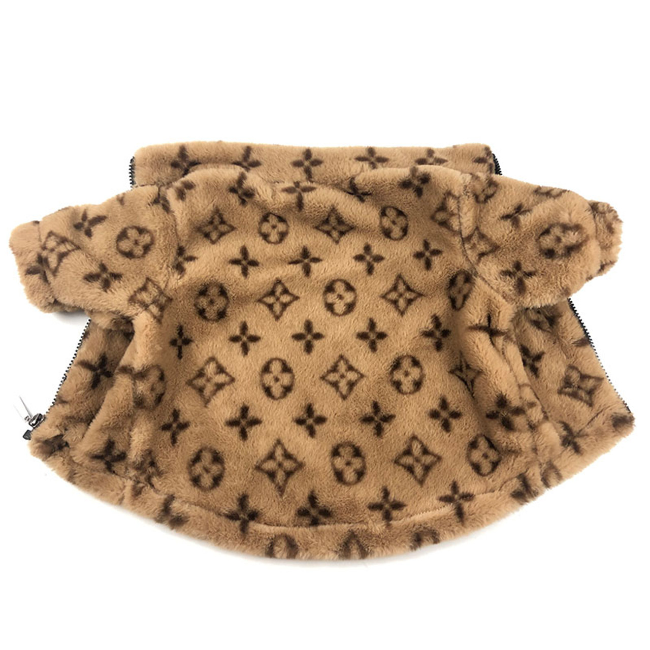 DGG Fashionista Black Chewy Vuitton Quilted Dog Coat – My Pooch and Me