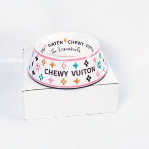 Chewy Vuitton Dog Bowl Chewy Vuitton Dog Bowl
