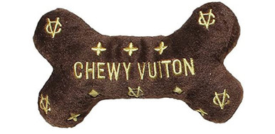 Chewy Vuitton Designer Catch Ball Dog Toy