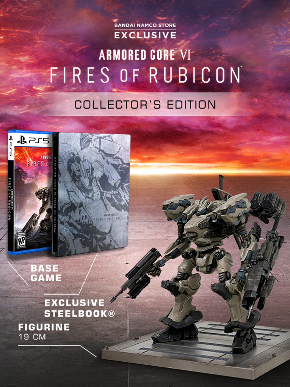 PS5ARMORED CORE Ⅵ FIRES O RUBICONコレクターズ-