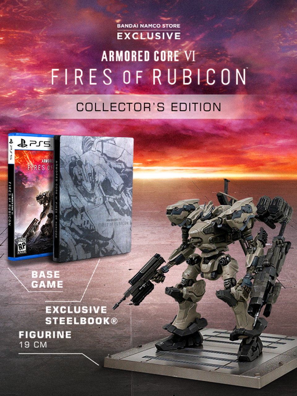 Bandai PS5 Armored Core VI Fires Of Rubicon Collector´s Edition Multicolor