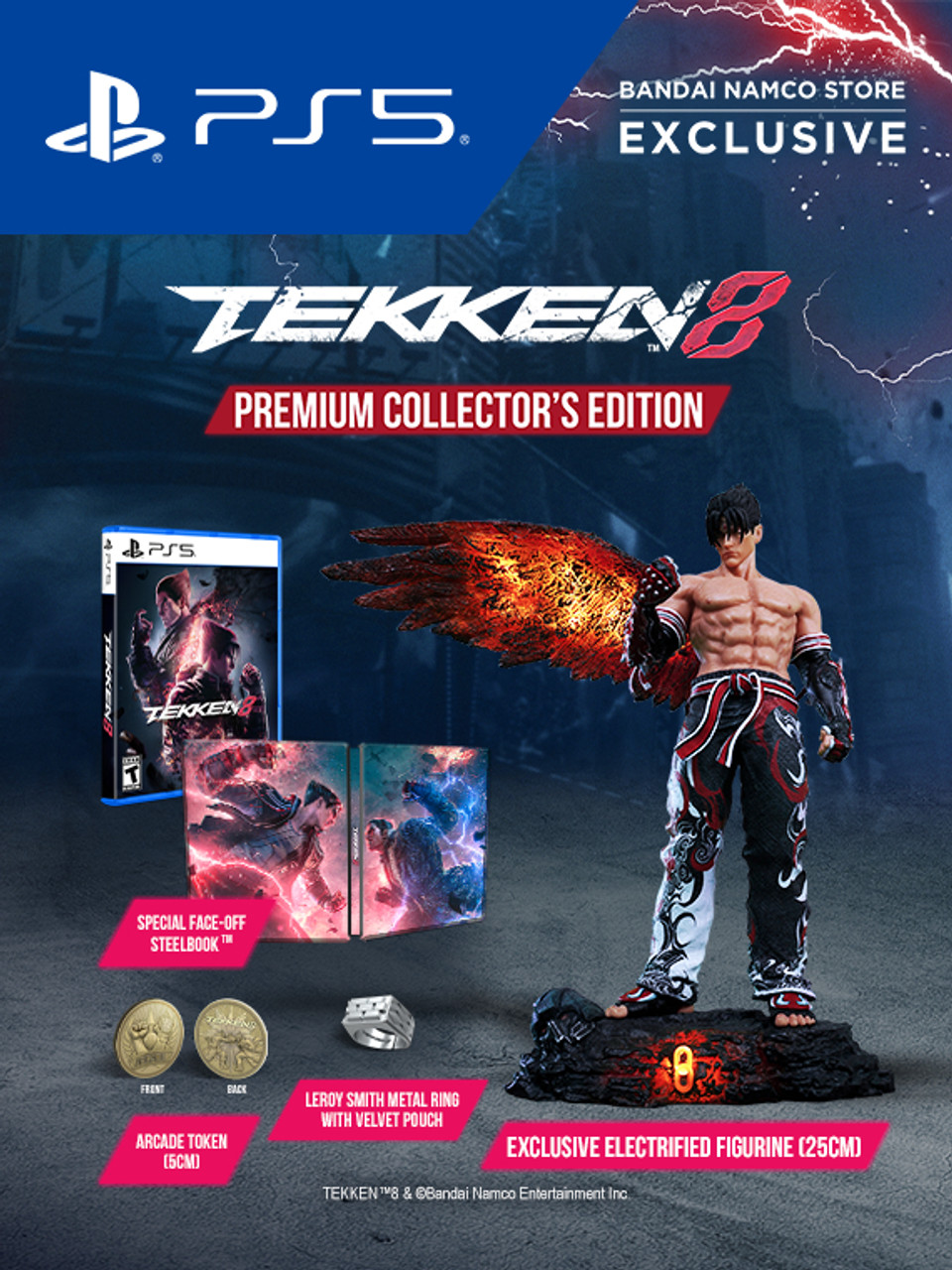Aitai☆Kuji Tekken 8 PS5 Collector's Edition ITEMS ONLY