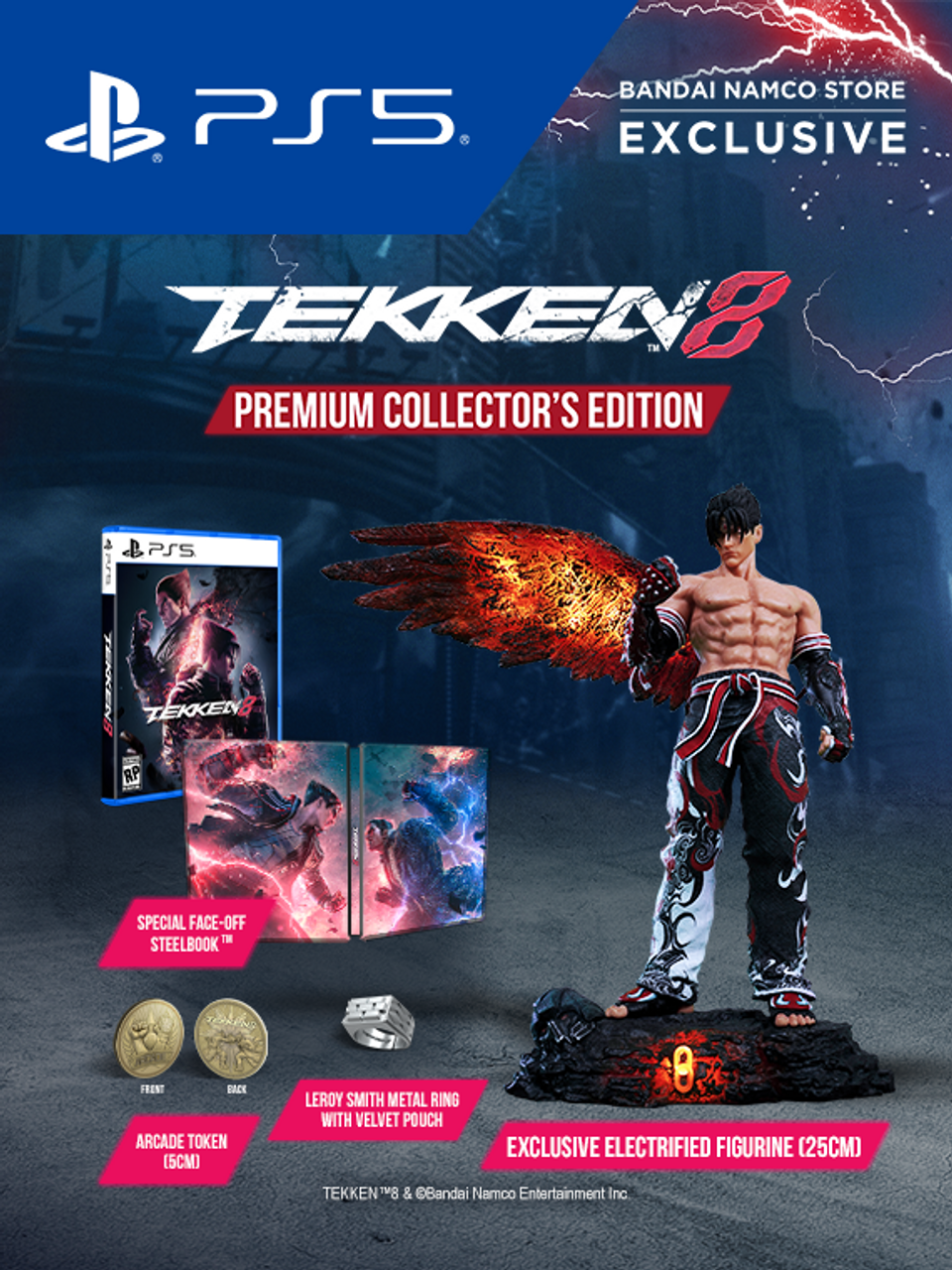 Tekken 7 & Street Fighter V 5 Arcade Edition PS4 Bundle