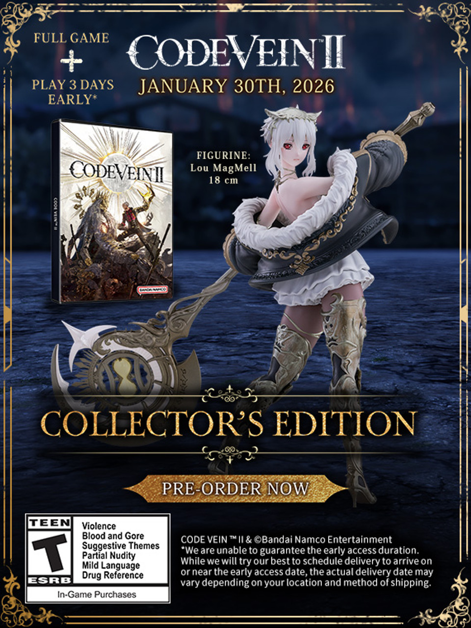 CODE VEIN II Collector's Edition - PlayStation 5