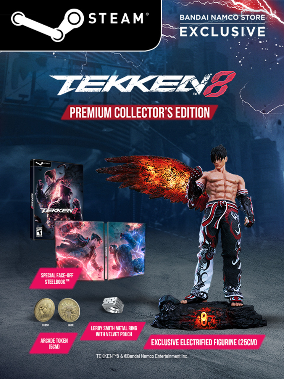 Tekken 7 Collector's Edition Bandai Namco Statue Figure Only!