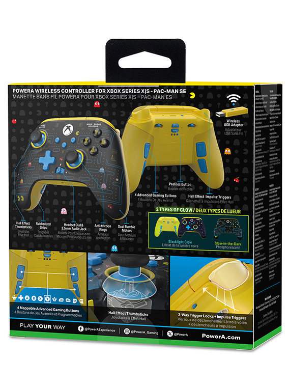 PowerA Wireless Controller for Xbox Series X|S - PAC-MAN SE