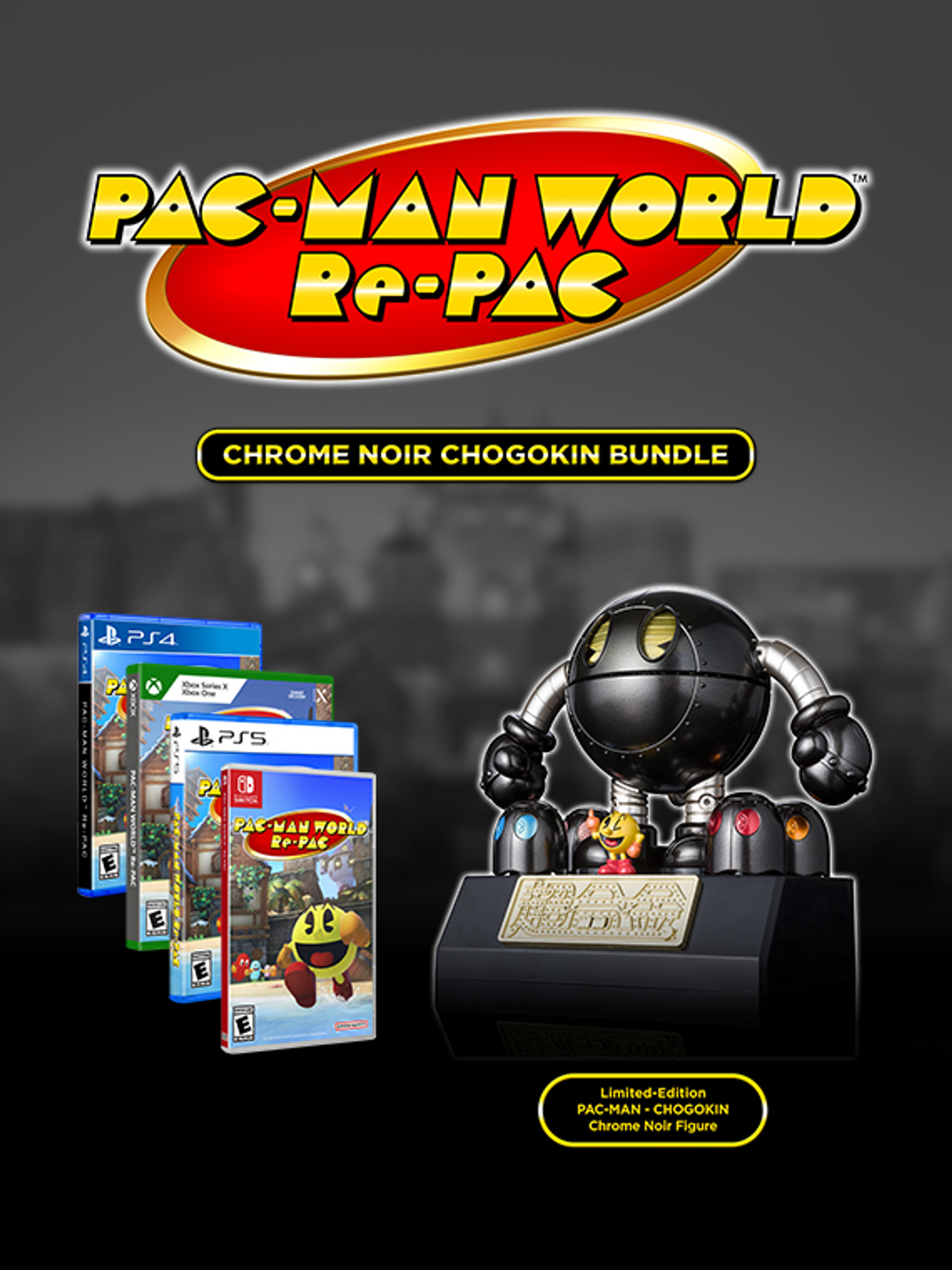 PACMAN WORLD RePAC CHROME NOIR CHOGOKIN BUNDLE PS5