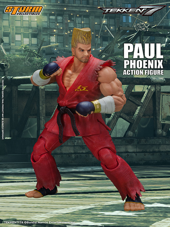 Tekken 7 - Paul Phoenix Storm Collectibles 1/12 Action Figure