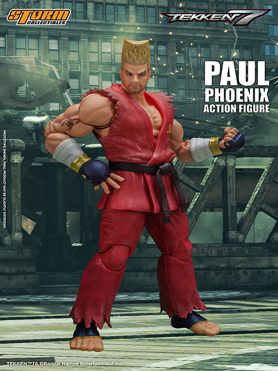 Tekken 7 - Paul Phoenix Storm Collectibles 1/12 Action Figure