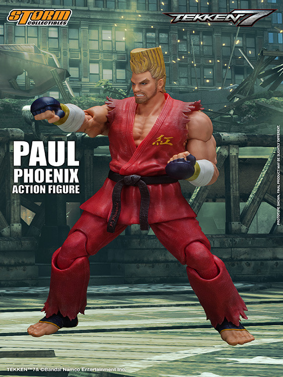 Tekken 7 - Paul Phoenix Storm Collectibles 1/12 Action Figure