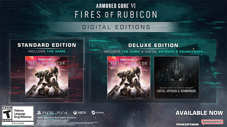 ARMORED CORE VI FIRES OF RUBICON - Deluxe Edition - STEAM