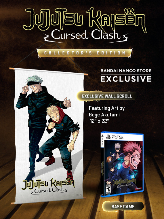 Jujutsu Kaisen Cursed Clash Collector's Edition PS5 + Wall Scroll