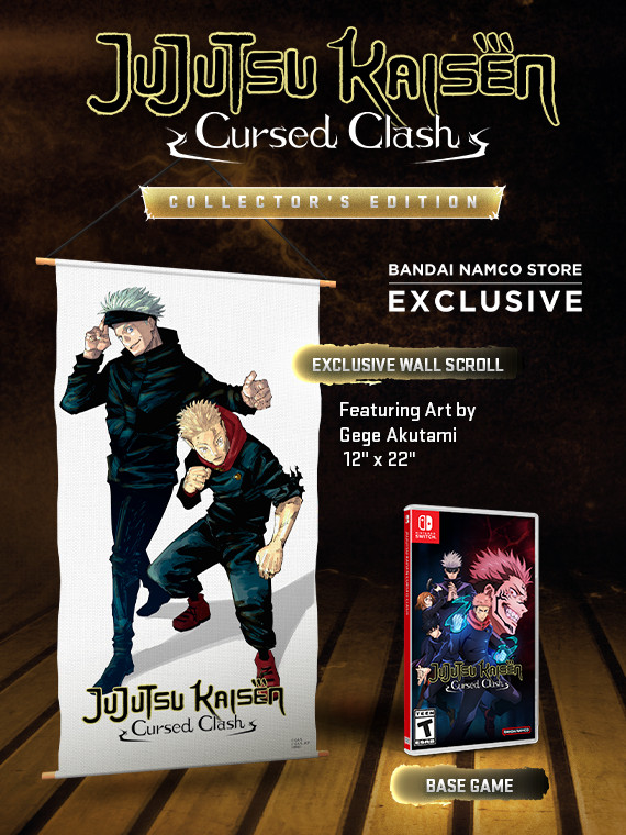 Jujutsu Kaisen Cursed Clash Collector's Edition Switch + Wall Scroll