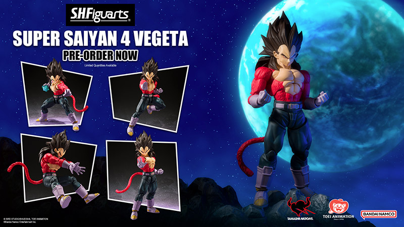 Vegeta Super Saiyan 4 - S.H.Figuarts - Dragon Ball GT - Bandai