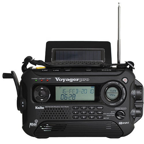 Voyager Pro Digital Solar Dynamo Crank Radio w/ NOAA