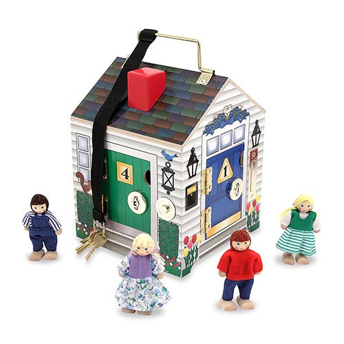 Wooden Doorbell House Ages 3-5 Years