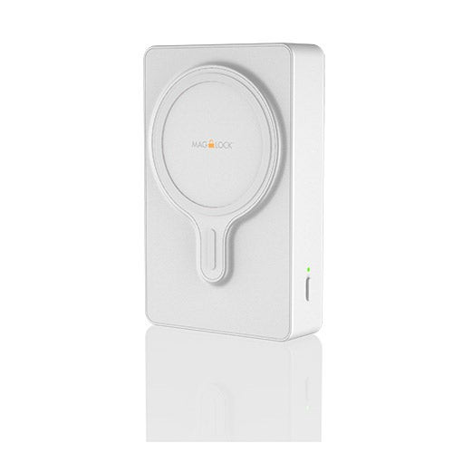 MAG-LOCK MagSafe 9000mAh Portable Power Bank White
