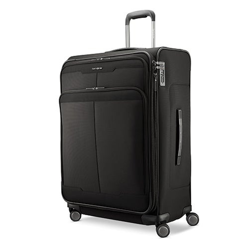 Silhouette 17 Large Expandable Softside Spinner Black