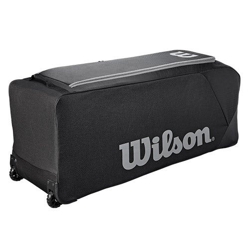 Baseball Wheeled Team Gear Bag Black