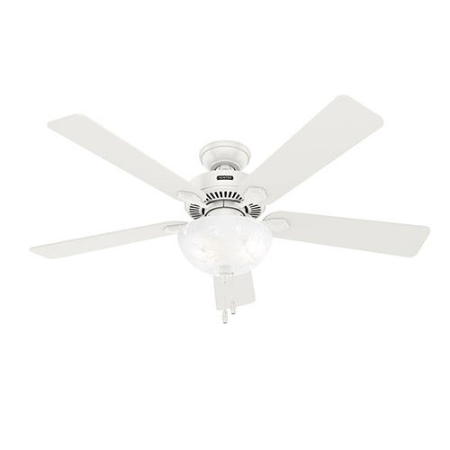 Swanson 52" Ceiling Fan w/ LED Bowl White
