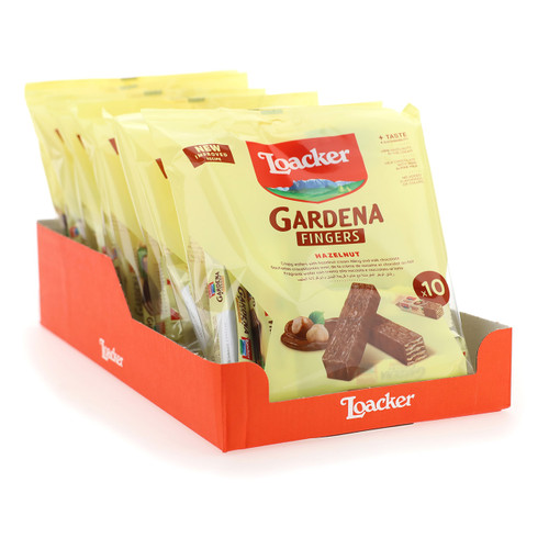 Loacker Gardena Fingers 125gx8 Hazelnut