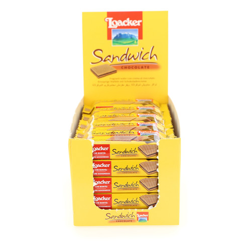 Loacker Sandwich 25gx25 Chocolate