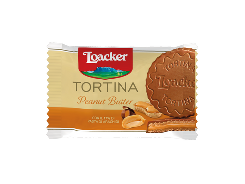 Loacker Tortina 21gx3x12 Peanut Butter