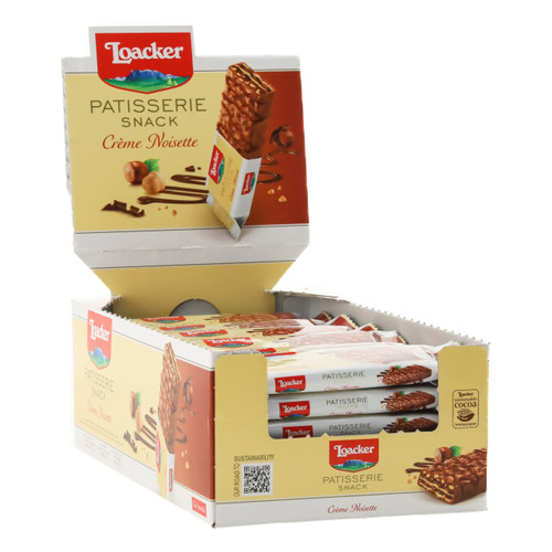 Loacker Patisserie Snack 21gx36 Crème Noisette