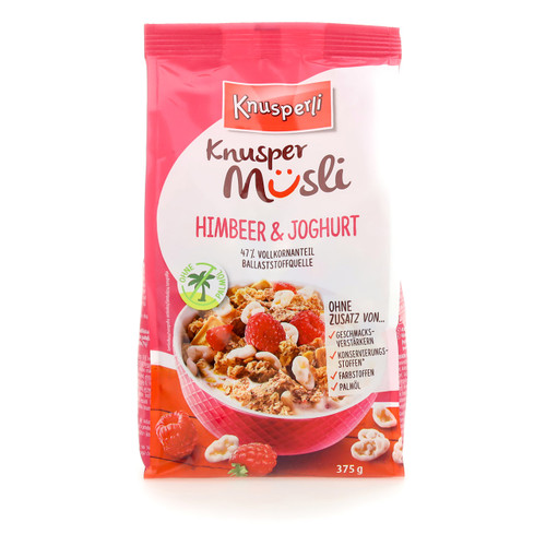 Knusperli Knuspermüsli 375gx6 lampone e yoghurt