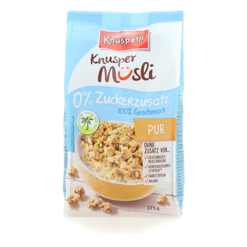 Knusperli Knuspermüsli 375gx6 Pur
