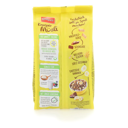Knusperli Knuspermüsli 400gx6 banana e cioccolato